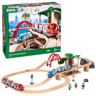 Set ferrovia con scambio